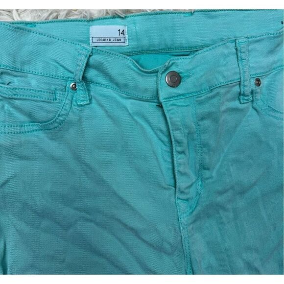 Women’s Turquoise GAP Jegging Jeans Size 14 - Picture 4 of 8